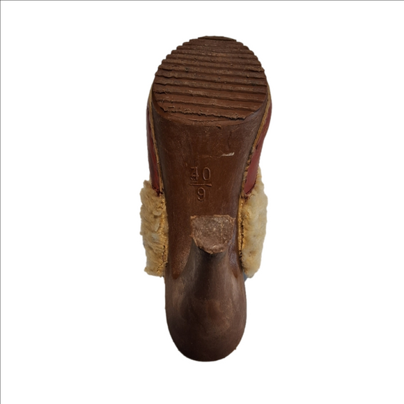 Lucca Fur Lined Wedge Sandals - Picture 12 of 12